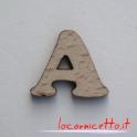 Caratteri piccoli, abbiccì alfabeti lettere in legno 2x2 cm