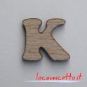 Caratteri piccoli, abbiccì alfabeti lettere in legno 2x2 cm