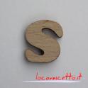 Caratteri piccoli, abbiccì alfabeti lettere in legno 2x2 cm