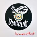 Diabolik personaggio dei fumetti disco orologio Clock Vinyl