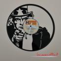 Zio Sam disco orologio in vinile prodotto Clock Vinyl da parete design