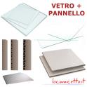 Vetro più Pannello misure standard o su ordinazione calcolando il perimetro 2p