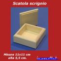 Scatole scrigno in legno naturale grezzo essenza faggio per hobby decoupage