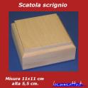 Scatole scrigno in legno naturale grezzo essenza faggio per hobby decoupage