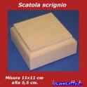 Scatole scrigno in legno naturale grezzo essenza faggio per hobby decoupage