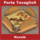 Portatovaglioli legno naturale grezzo forme e misure a scelta