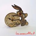 Bugs Bunny orologio cameretta bimbi parete tavolo