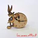 Personaggio Bugs Bunny il mitico coniglio con la carota orologio