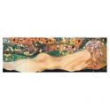 Bisce d’acqua riproduzione artigianale tela - Gustav Klimt