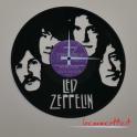 Led Zeppelin gruppo musicale rock vinile inciso orologio disco da parete top design