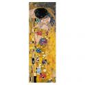 Gustav Klimt opera Il Bacio particolare verticale riproduzione