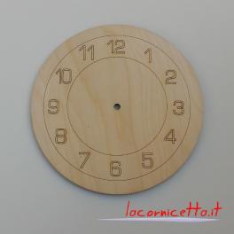 Orologio da parete Menton - Orologio da parete con struttura in legno  naturale 40 cm - LivingDecò