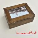 Ascoli Piceno foto retrò panoramica scatola portafoto idea regalo 