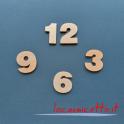 kit Numeri per arti creative cifra 3,5x4 cm numero di legno