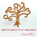 Alberi h-12 cm in legno colorati e personalizzabili per ogni