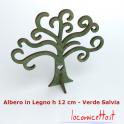 Alberi h-12 cm in legno colorati e personalizzabili per ogni