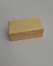 Scatole in legno 25x14 stock 3 pezzi scatoline vero legno faggio