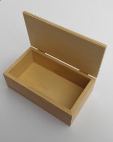 Scatole in legno 25x14 stock 3 pezzi scatoline vero legno faggio