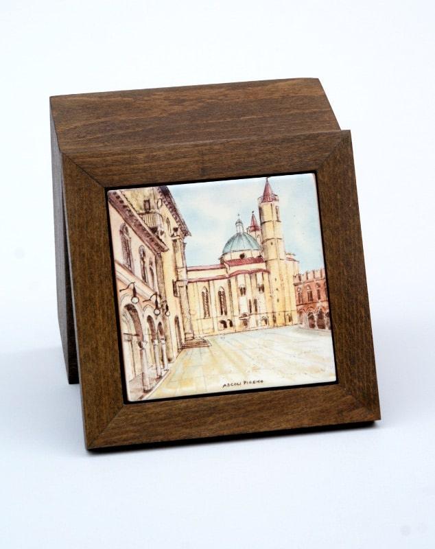 Relaxdays Sottobicchieri in Ardesia, Set da 16, Poggia Bicchieri, Sottobottiglia 10x10 cm, Accessori da Bar, Antracite