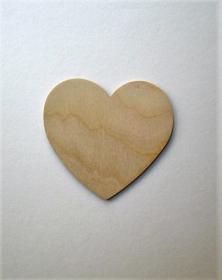 Base Cuore in legno naturale grezzo per arti creative. la cornicetta