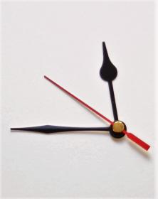 Tris lancette stile goccia per movimenti orologi quarzo YT-929A secondi rosso - By lacornicetta.it