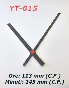 YT-015 Lancette ore minuti stile moderno per orologi movimenti professionali gamma top - By lacornicetta.it