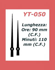 YT-050 per movimenti professionali Kit lancette in alluminio cromato lancetta secondi cromata -By lacornicetta