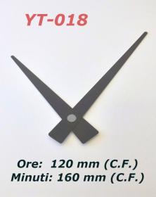 YT-018 Lancette metallo nero con tappino grigio - By lacornicetta