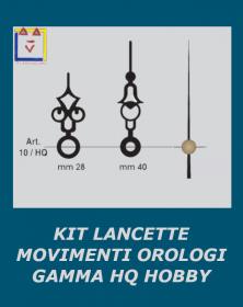 HQ-10 Tris lancette orologio parete tavolo. By lacornicetta.it