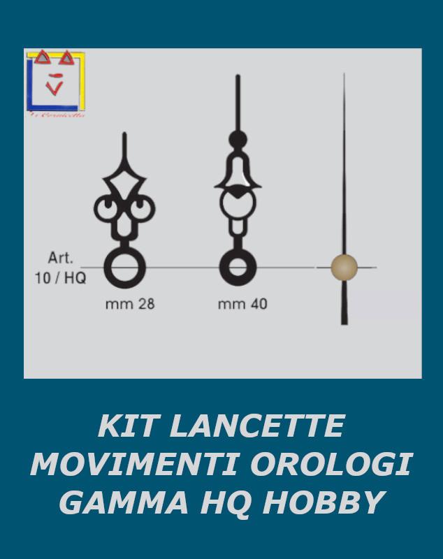10 Lancette Luminescenti Per Orologio Da Parete Fai Da Te – Kit Sostituzione Con Meccanismo In Alluminio, Lunghezza 14 Cm, Fluorescenti Al Buio