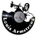 Louis Daniel Armstrong orologio vinile vinil clock 