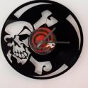 Teschio 2 orologio Clock Vinyl vinile 33 giri lacornicetta