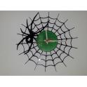 Spider il ragno tela premium orologio vinile Clock top Vinyl