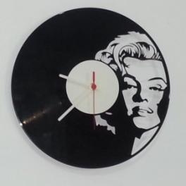 Marilyn Monroe lacornicetta. Vinile top orologio Clock vinyl